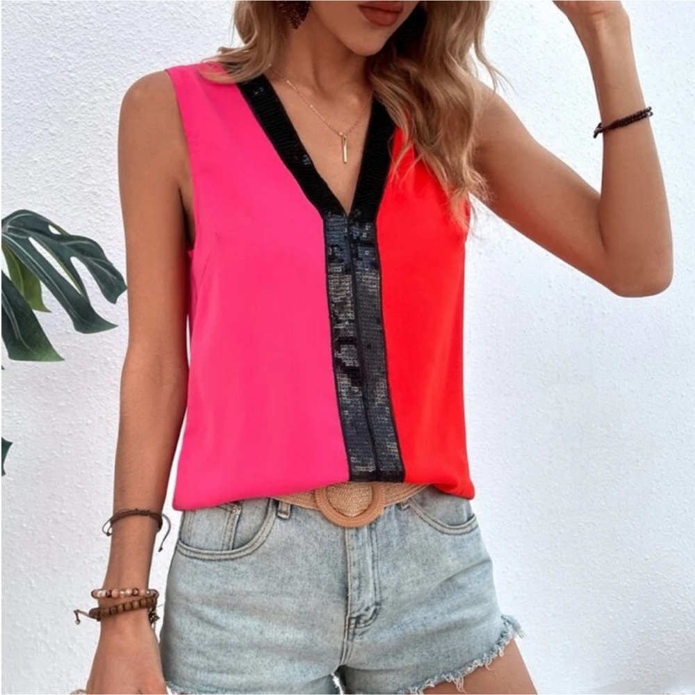 Two Toned Blouse